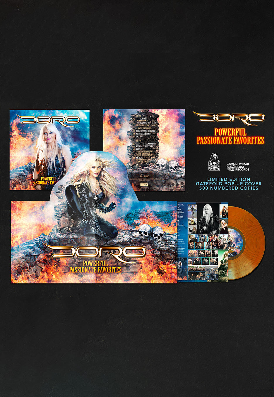 Doro - Powerful Passionate Favorites Ltd. Orange - Colored PopUp Vinyl | Neutral-Image