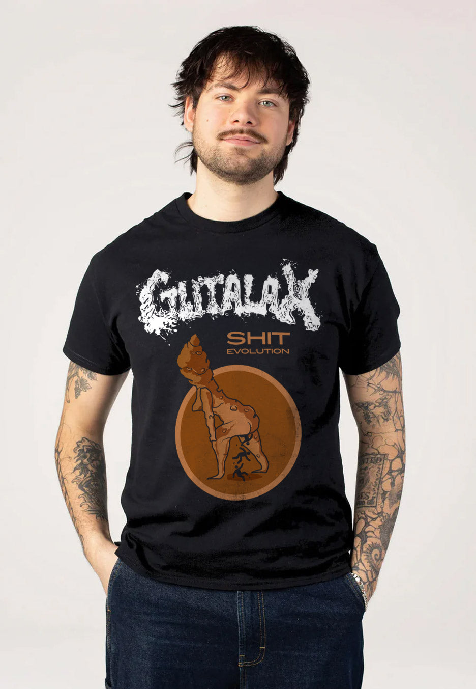 Gutalax - Shit Evolution - T-Shirt | Men-Image