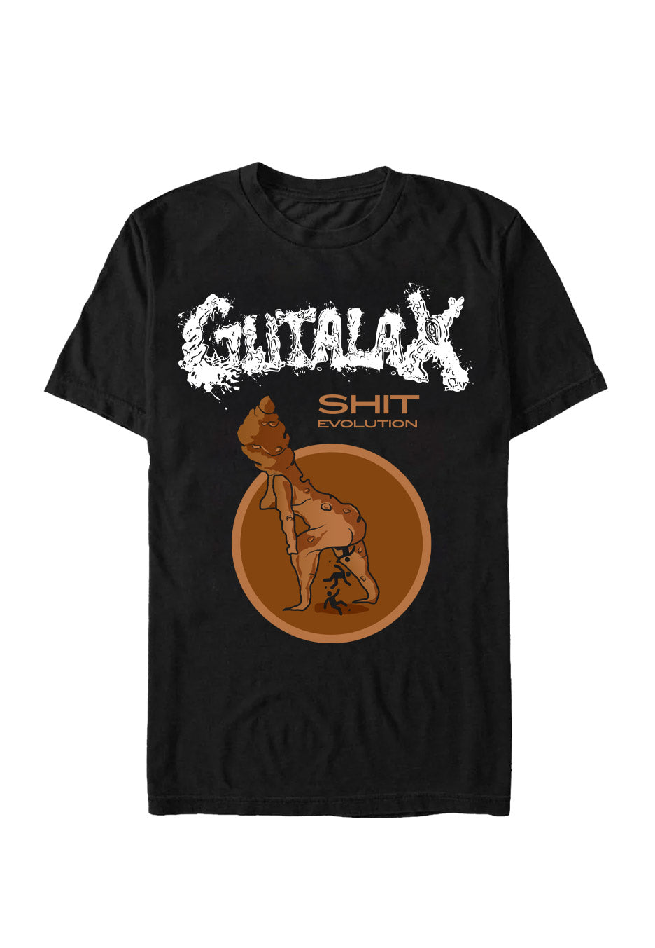 Gutalax - Shit Evolution - T-Shirt | Neutral-Image