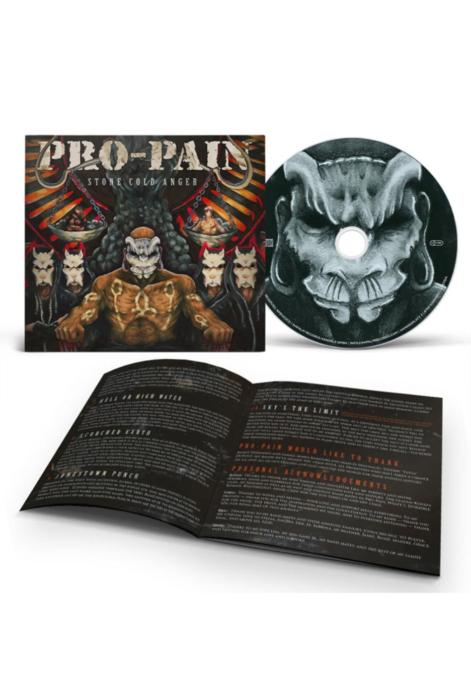 Pro-Pain - Stone Cold Anger - Digipak CD | Neutral-Image