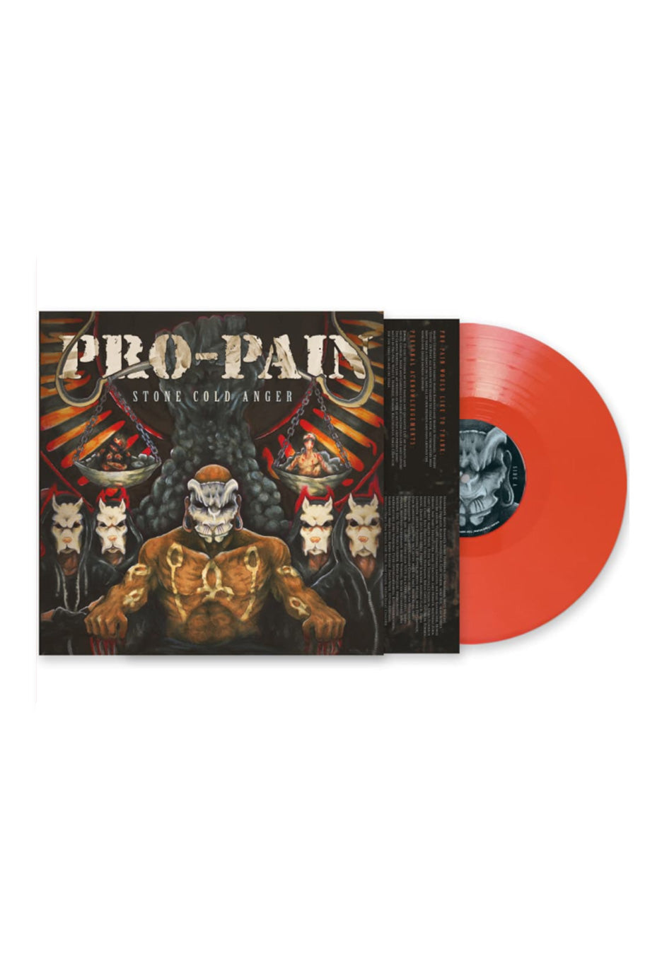 Pro-Pain - Stone Cold Anger Ltd. Orange - Colored Vinyl | Neutral-Image