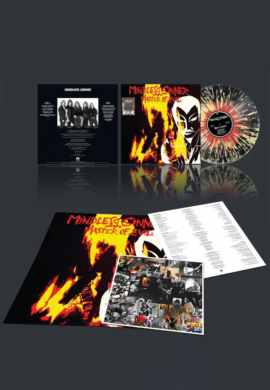 Mindless Sinner - Master Of Evil Ltd. Black w/ Multi - Splattered Vinyl | Neutral-Image