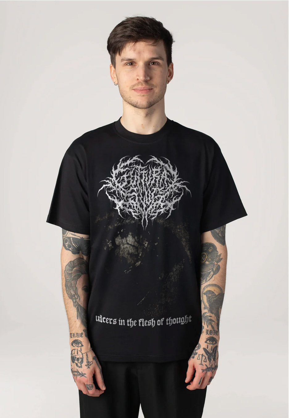 Guttural Slug - Ulcers in Flesh of Thought - T-Shirt | Men-Image