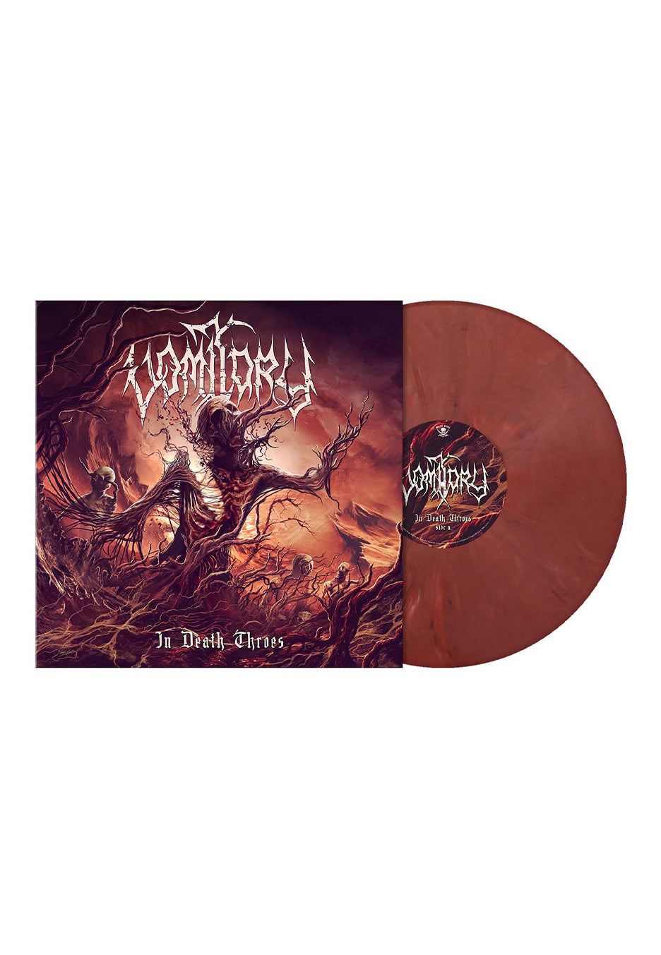 Vomitory - In Death Throes Dark Rose - Marbled Vinyl | Neutral-Image