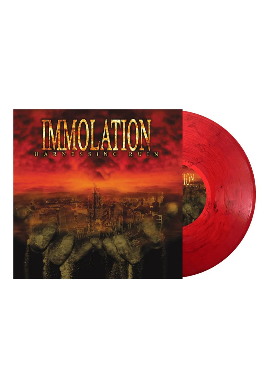 Immolation - Harnessing Ruin Ltd. Red/Black - Marbled Vinyl | Neutral-Image