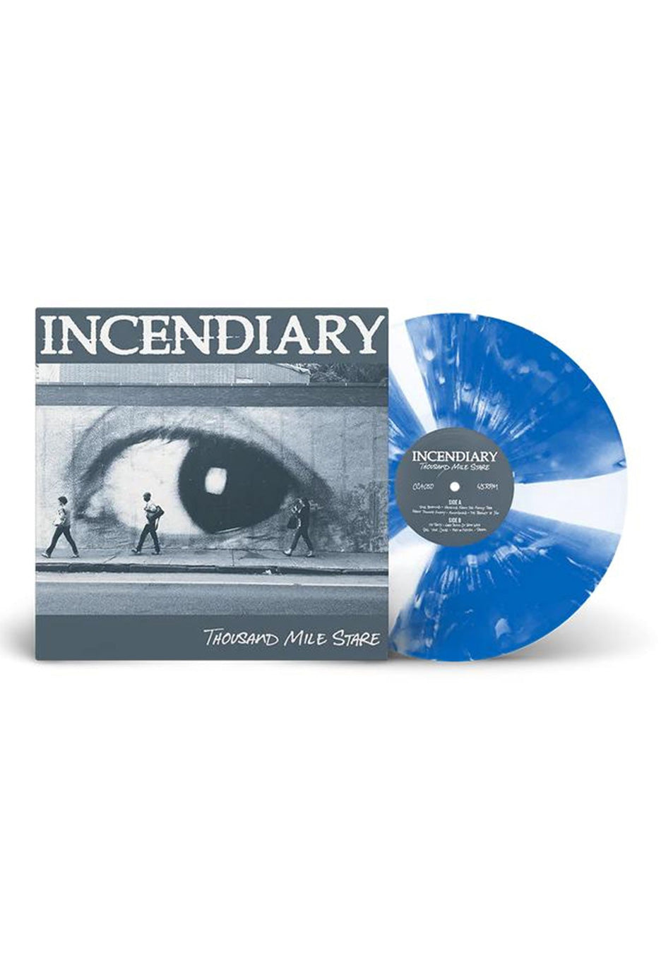 Incendiary - Thousand Mile Stare Ltd. Sky Blue & White Spinner - Colored Vinyl | Neutral-Image