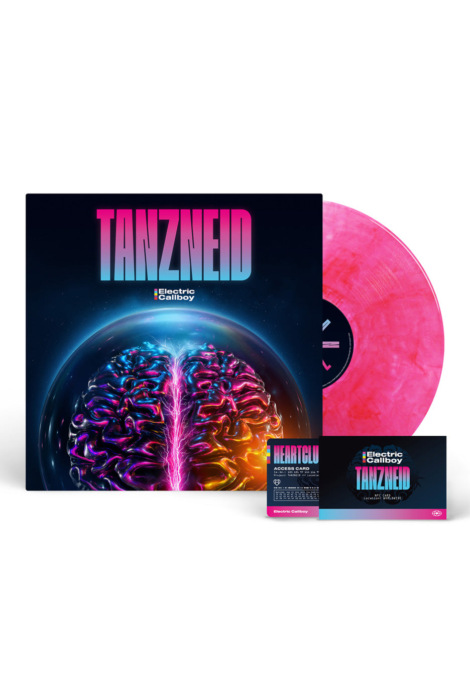 Electric Callboy - TANZNEID Ltd. Ultra Clear-Red - Colored Vinyl + NFC-Fancard | Neutral-Image