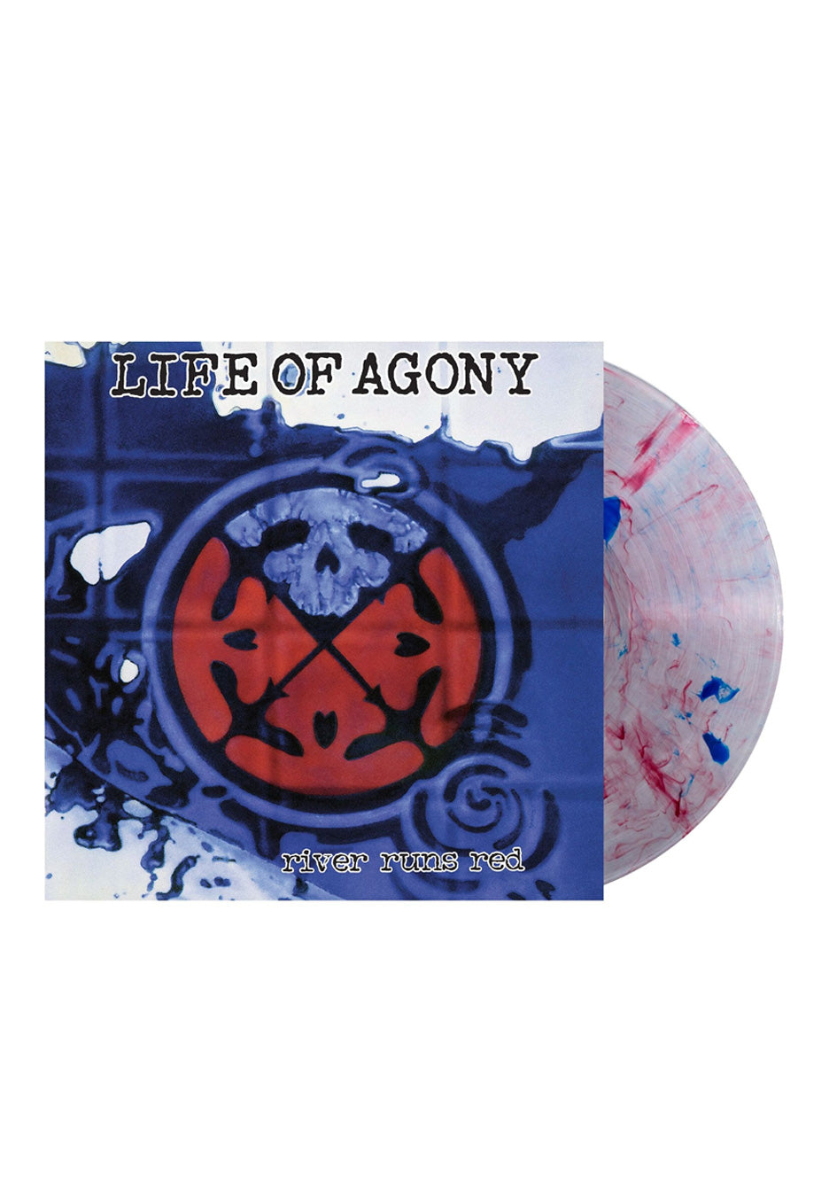 Life Of Agony - River Runs Red Ltd. Clear w/ Red/Blue Swirl - Colored Vinyl | Neutral-Image