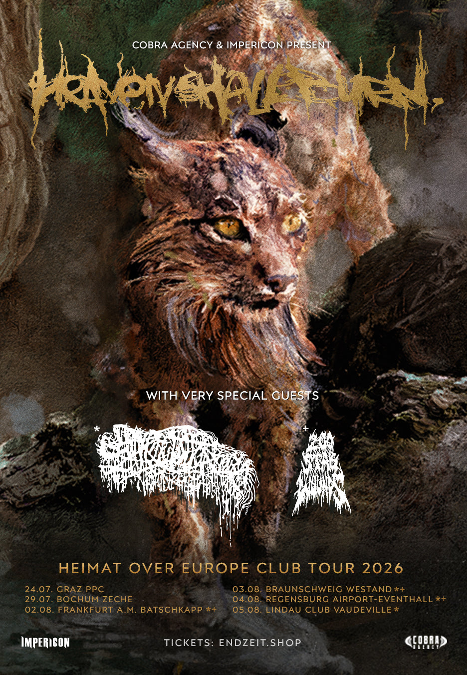Heaven Shall Burn - 02.08.2026 Frankfurt am Main - Ticket | Neutral-Image