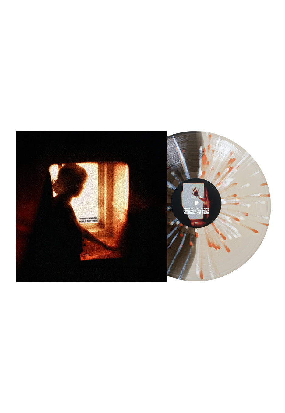 Arm's Length - There's A Whole World Out There Ltd. Black Ice/Beer w/ Orange/White - Splattered Vinyl | Neutral-Image