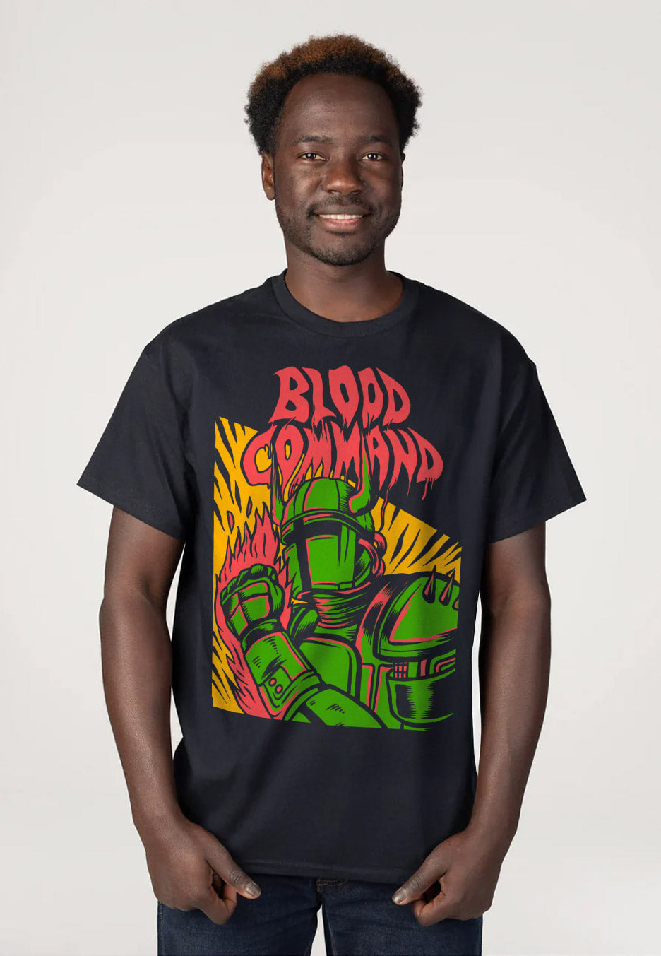 Blood Command - Deathbot - T-Shirt | Men-Image
