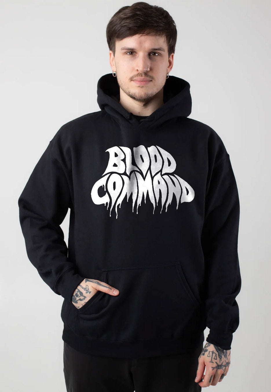 Blood Command - Logo - Hoodie | Men-Image