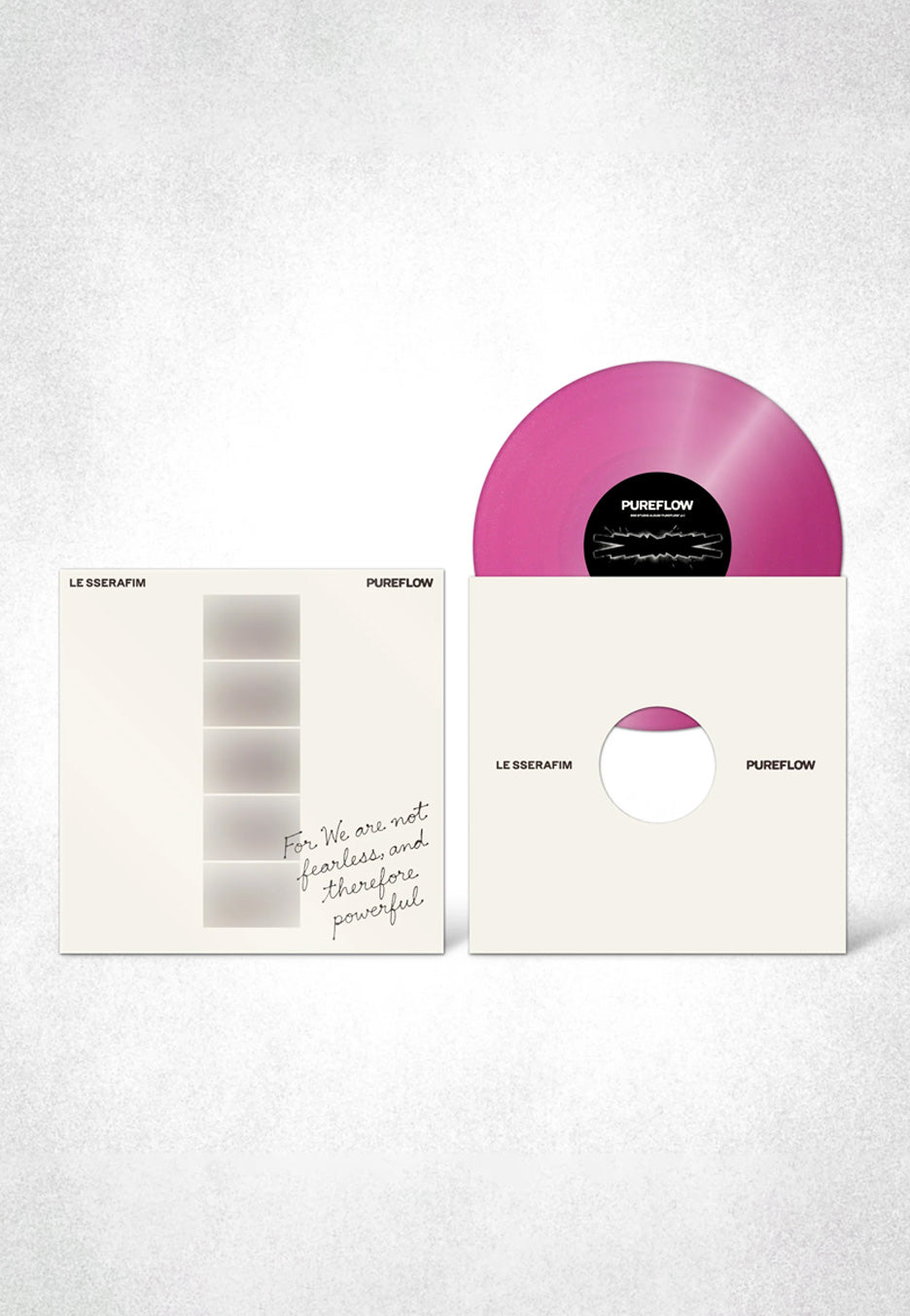 Le Sserafim - Pureflow Ltd. Hot Pink Glitter - Colored Vinyl | Neutral-Image