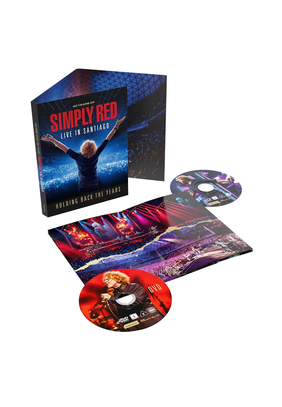 Simply Red - Holding Back The Years: Live In Santiago - Blu Ray + DVD | Neutral-Image