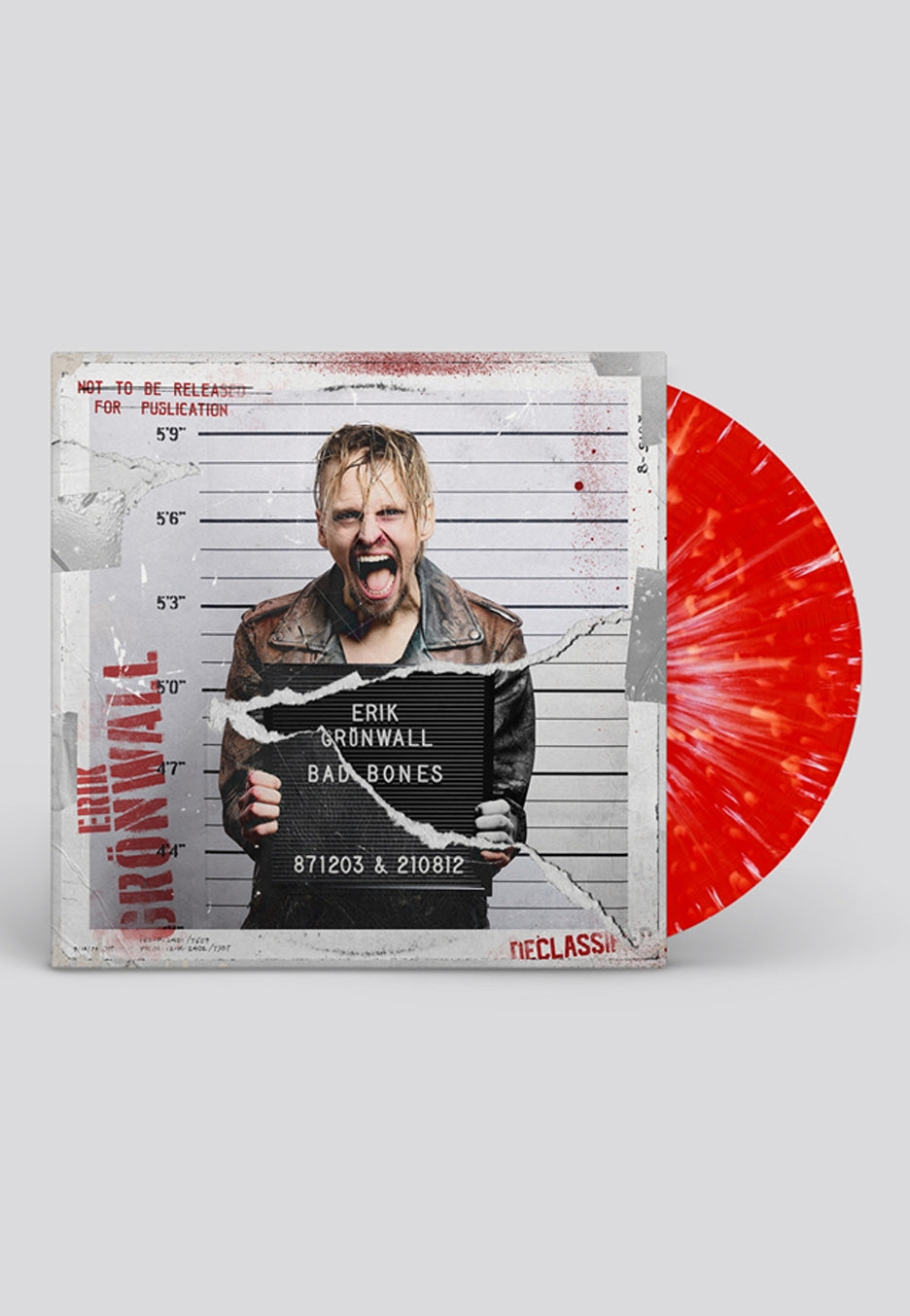 Erik Grönwall - Bad Bones Ltd. Red - Splattered Vinyl | Neutral-Image