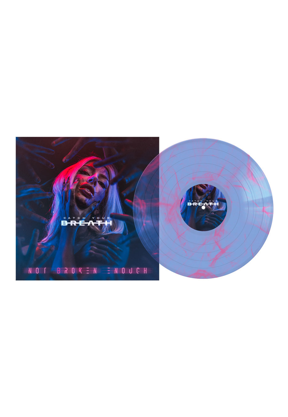 Catch Your Breath - Not Broken Enough Translucent Blue & Magenta - Marbled Vinyl | Neutral-Image