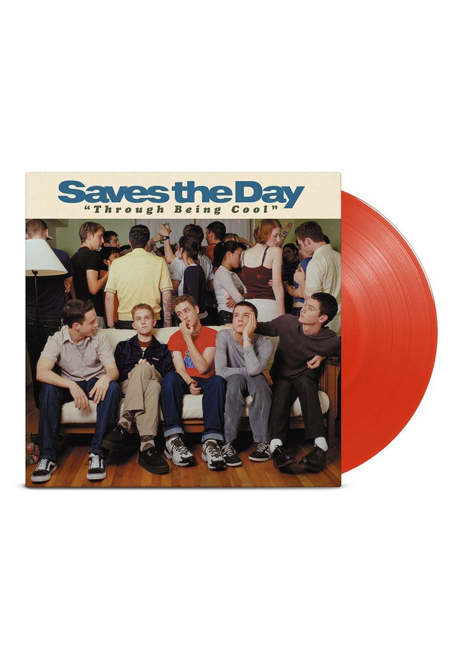 Saves The Day - Through Being Cool Ltd. Flame Red - Colored Vinyl | Neutral-Image
