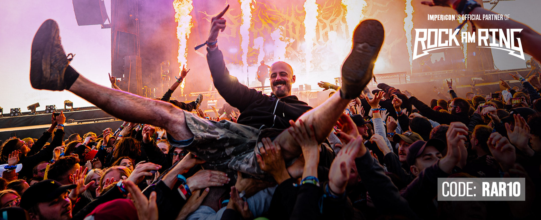 10% OFF ROCK AM RING LINE-UP MERCH