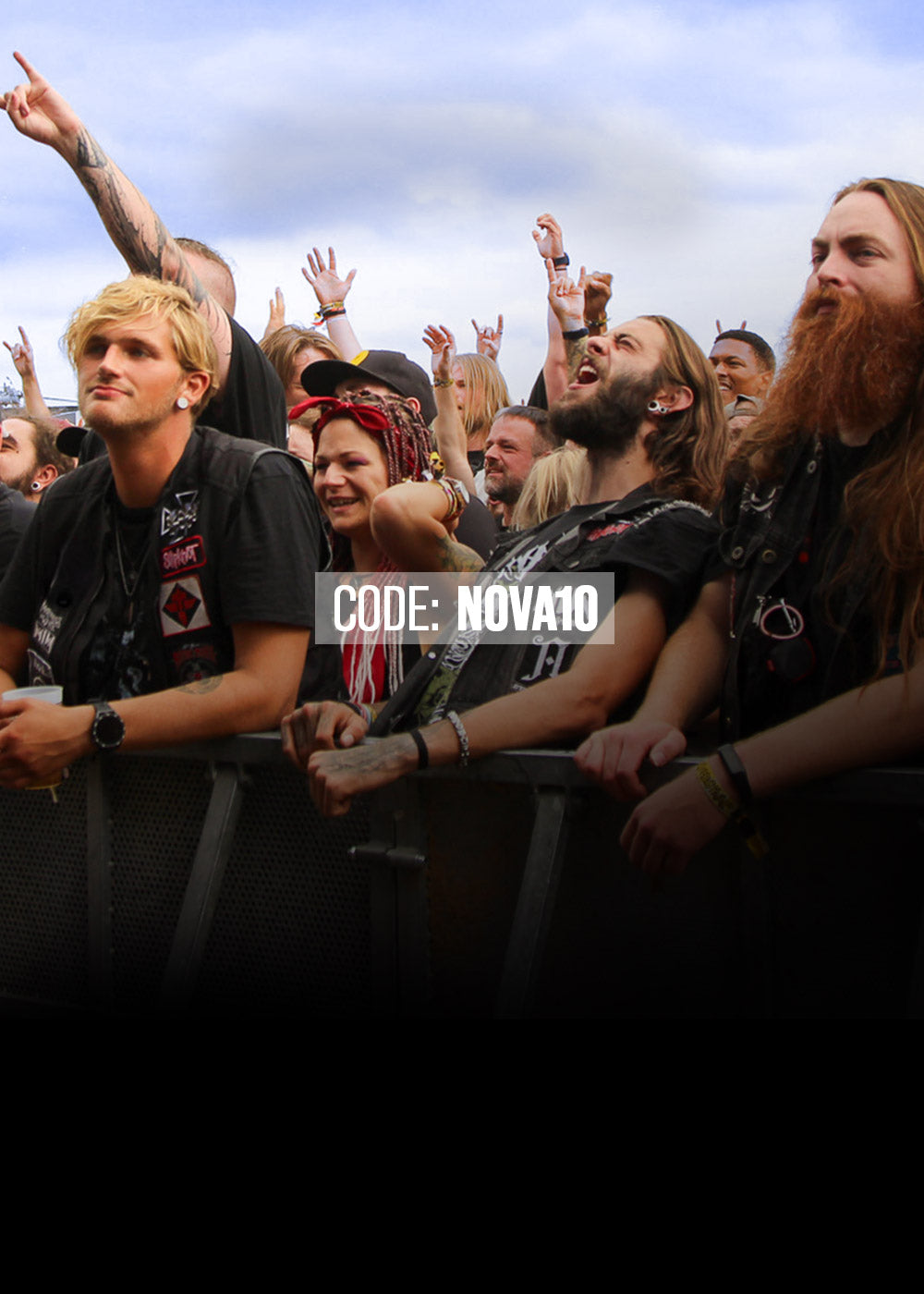 10% OFF NOVA ROCK LINE-UP MERCH