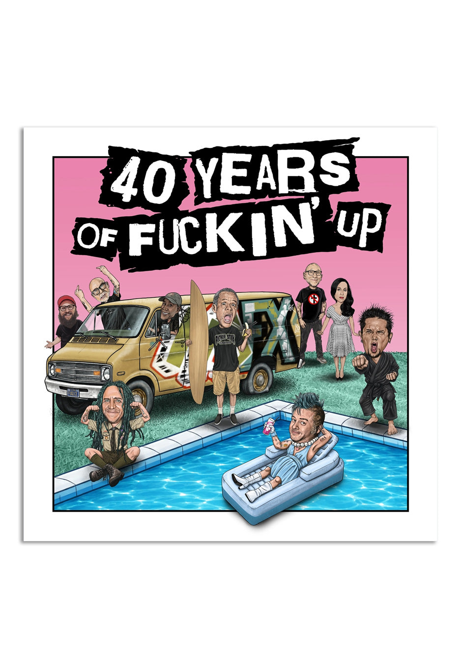 NOFX - 40 Years Of Fuckin' Up (+ Fat Mike Score) - CD | Neutral-Image