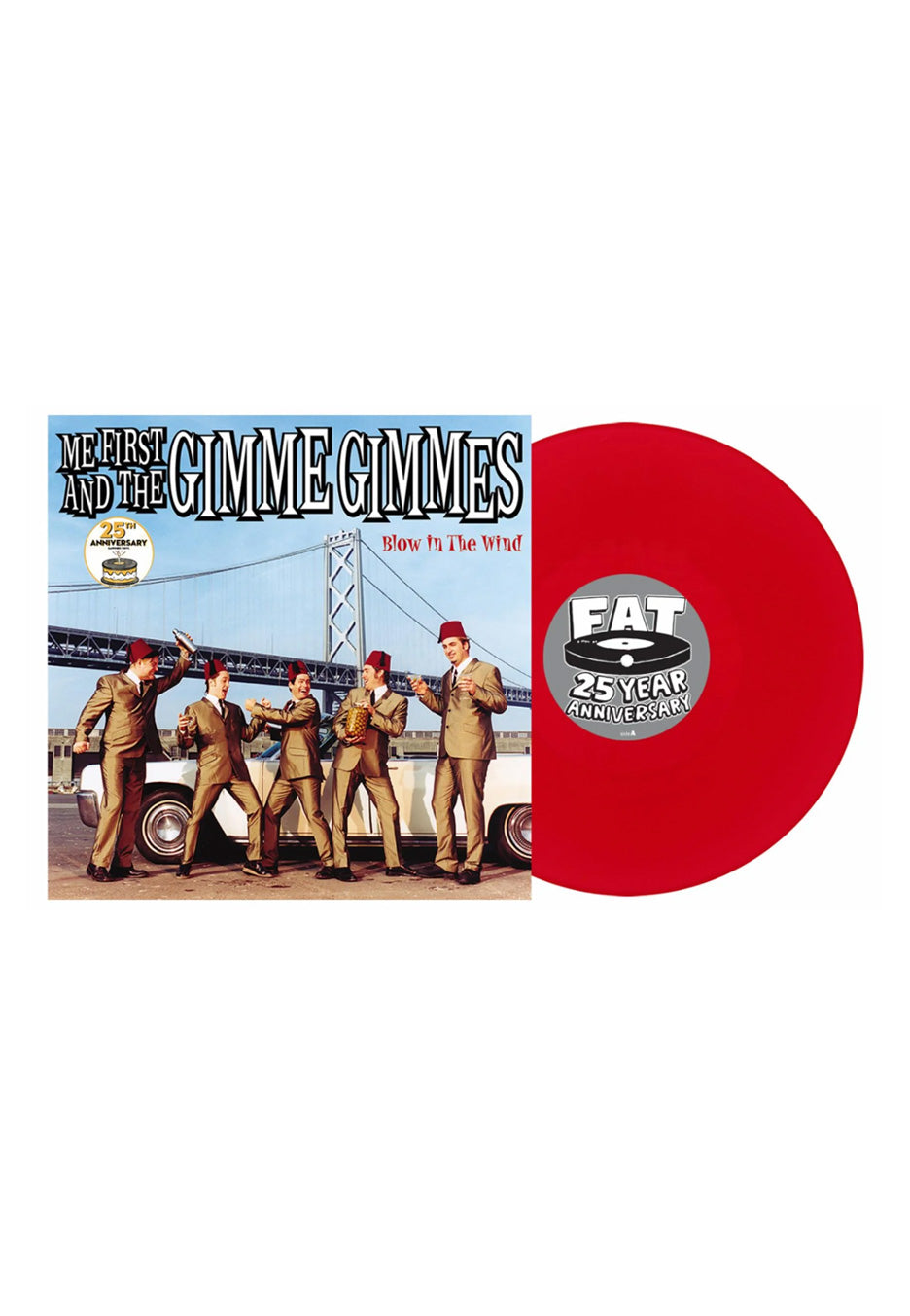 Me First And The Gimme Gimmes - Blow In The Wind (25th Anniversary) Ltd. Apple Red - Colored Vinyl | Neutral-Image