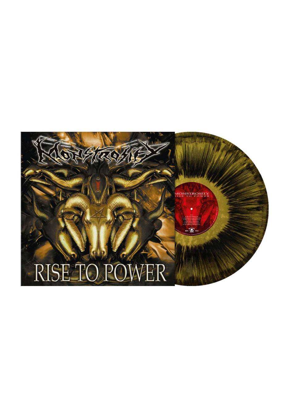 Monstrosity - Rise To Power Metallic Gold/Black Dust - Colored Vinyl | Neutral-Image