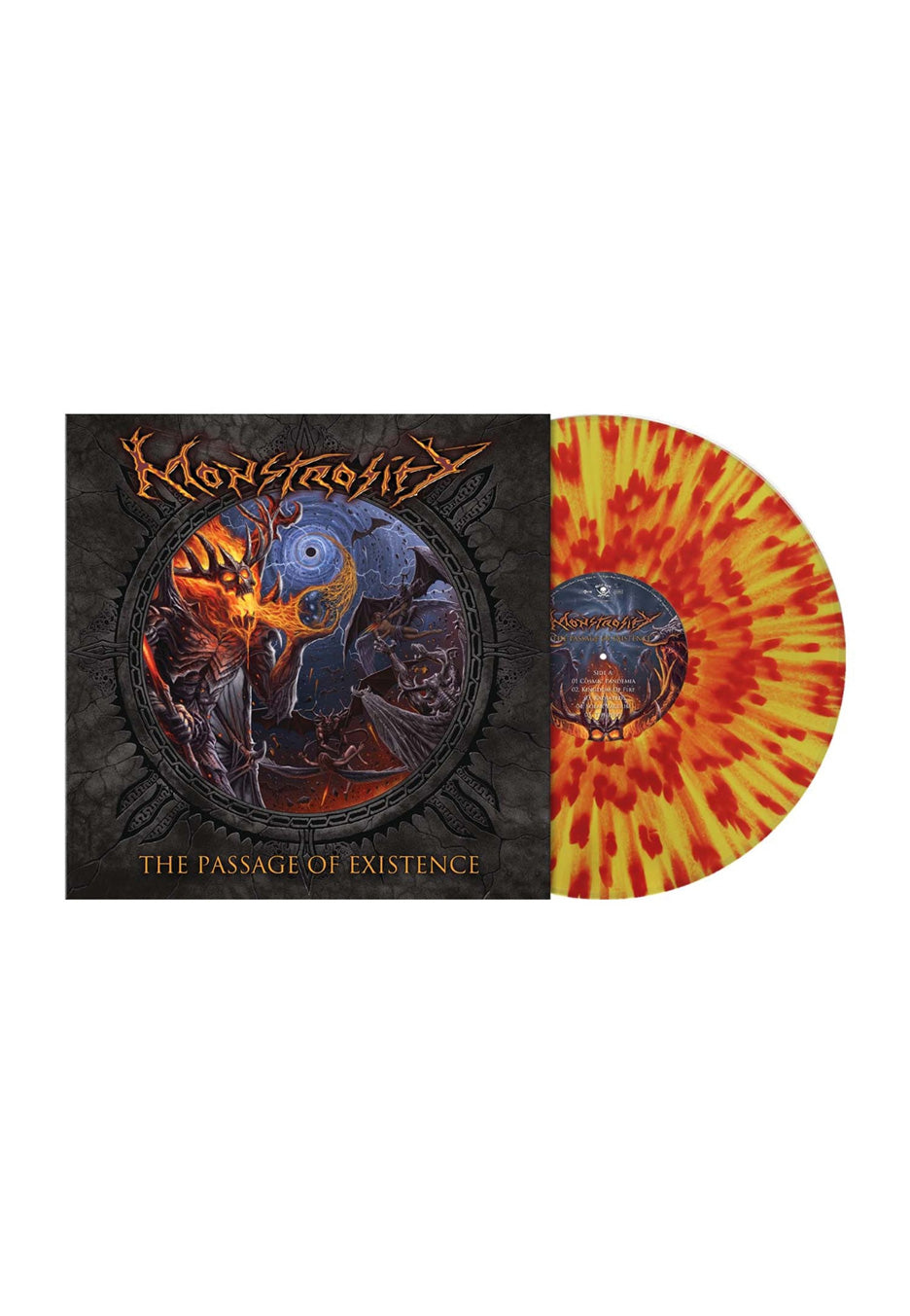 Monstrosity - The Passage Of Existence Fire - Splattered Vinyl | Neutral-Image