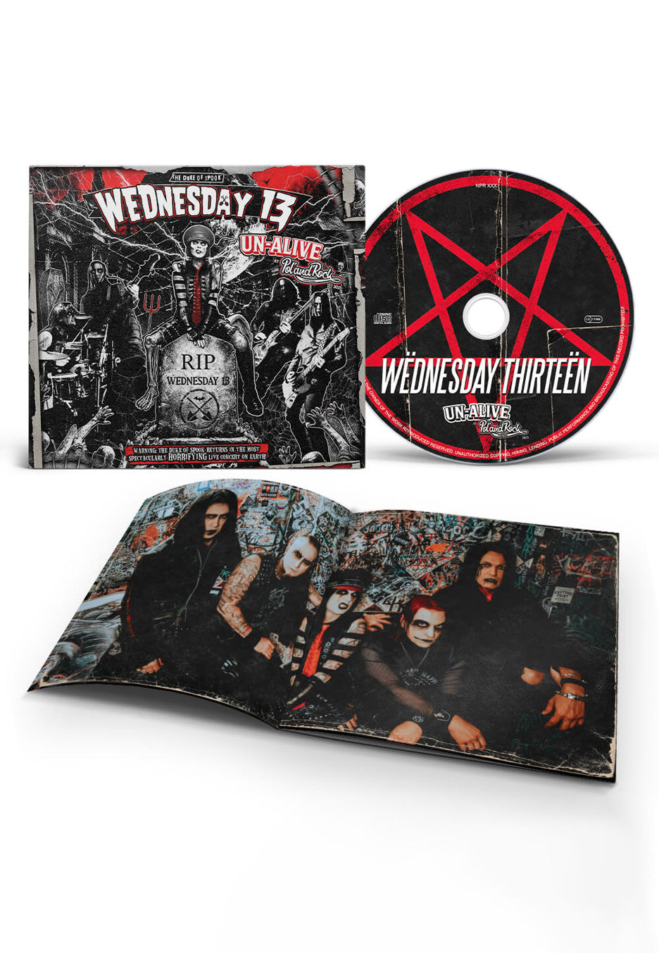 Wednesday 13 - Un-Alive from Pol'and'Rock 2025 - Digipak CD | Neutral-Image