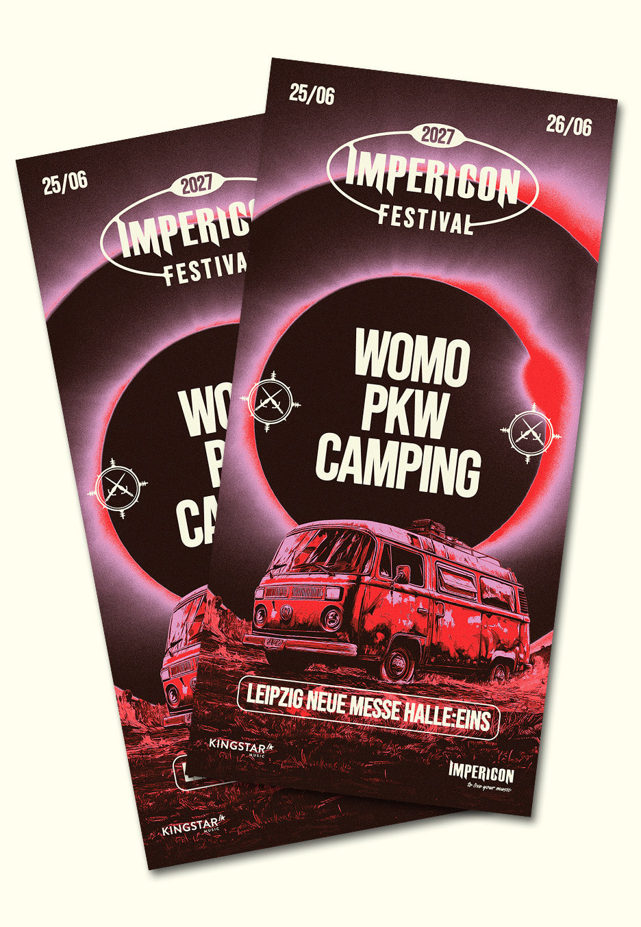 Impericon Festival Leipzig - 25/26.06.2027 WOMO/PKW Camping - Ticket | Neutral-Image