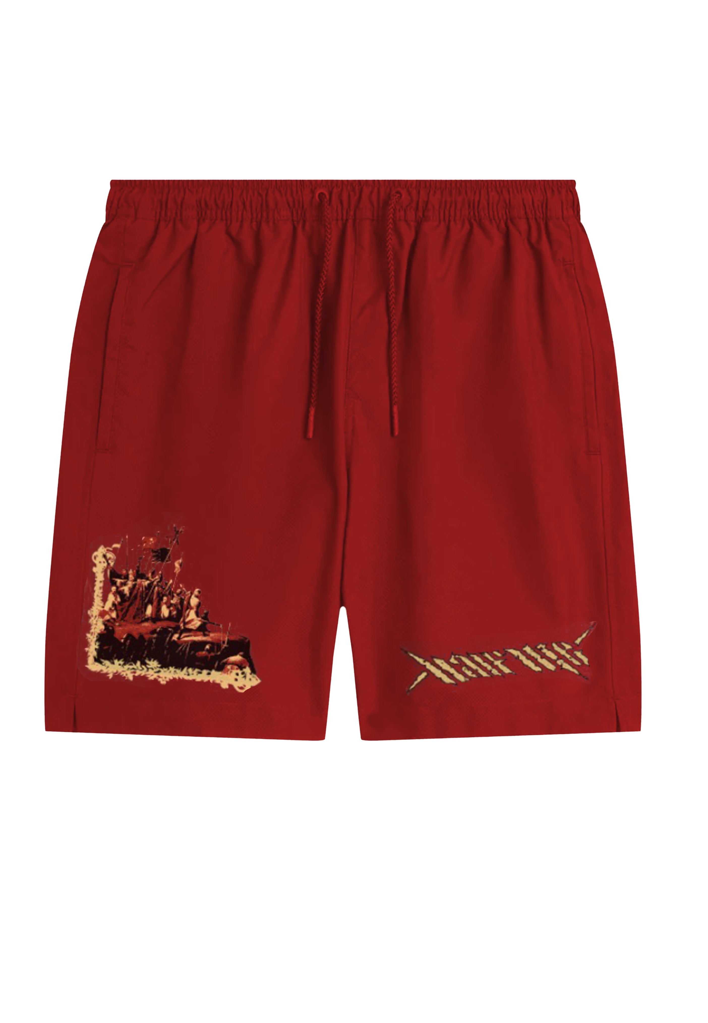 Half Me - Guidance Red - Shorts | Neutral-Image
