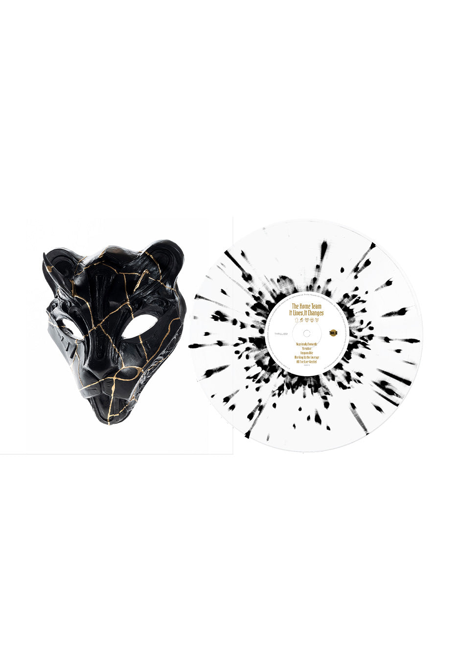 The Home Team - It Lives, It Changes Milky Clear w/ Black - Splattered Vinyl | Neutral-Image