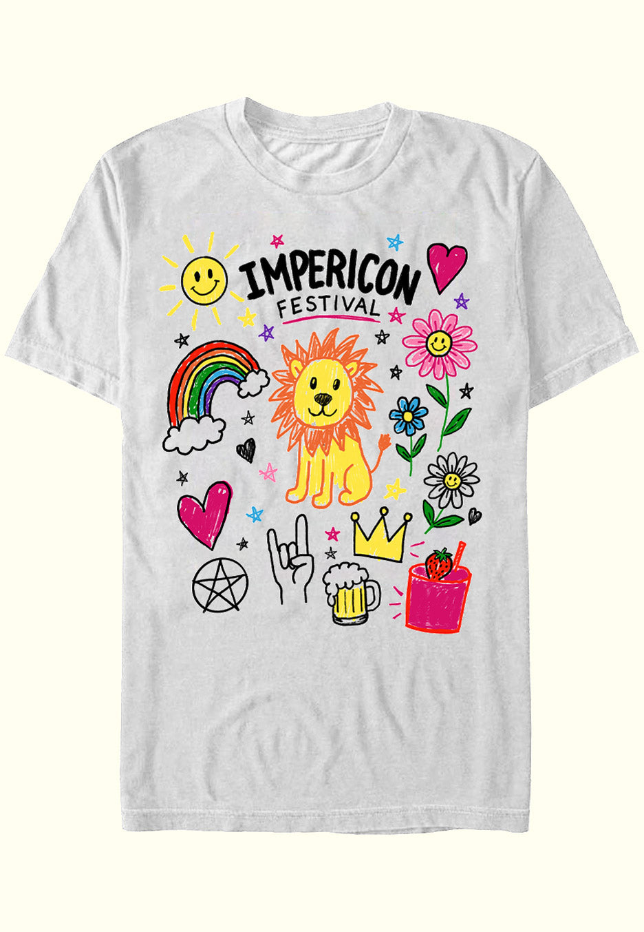 Impericon Festival - Kiddie Lion 2026 White - T-Shirt | Men-Image