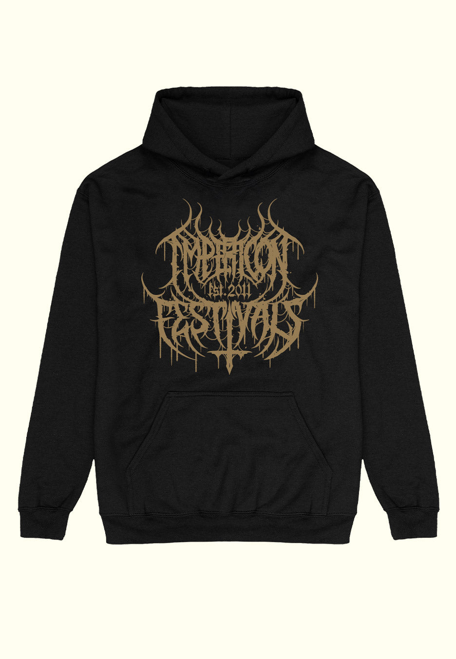 Impericon Festival - Gold Black Metal Est 2011 - Hoodie | Men-Image