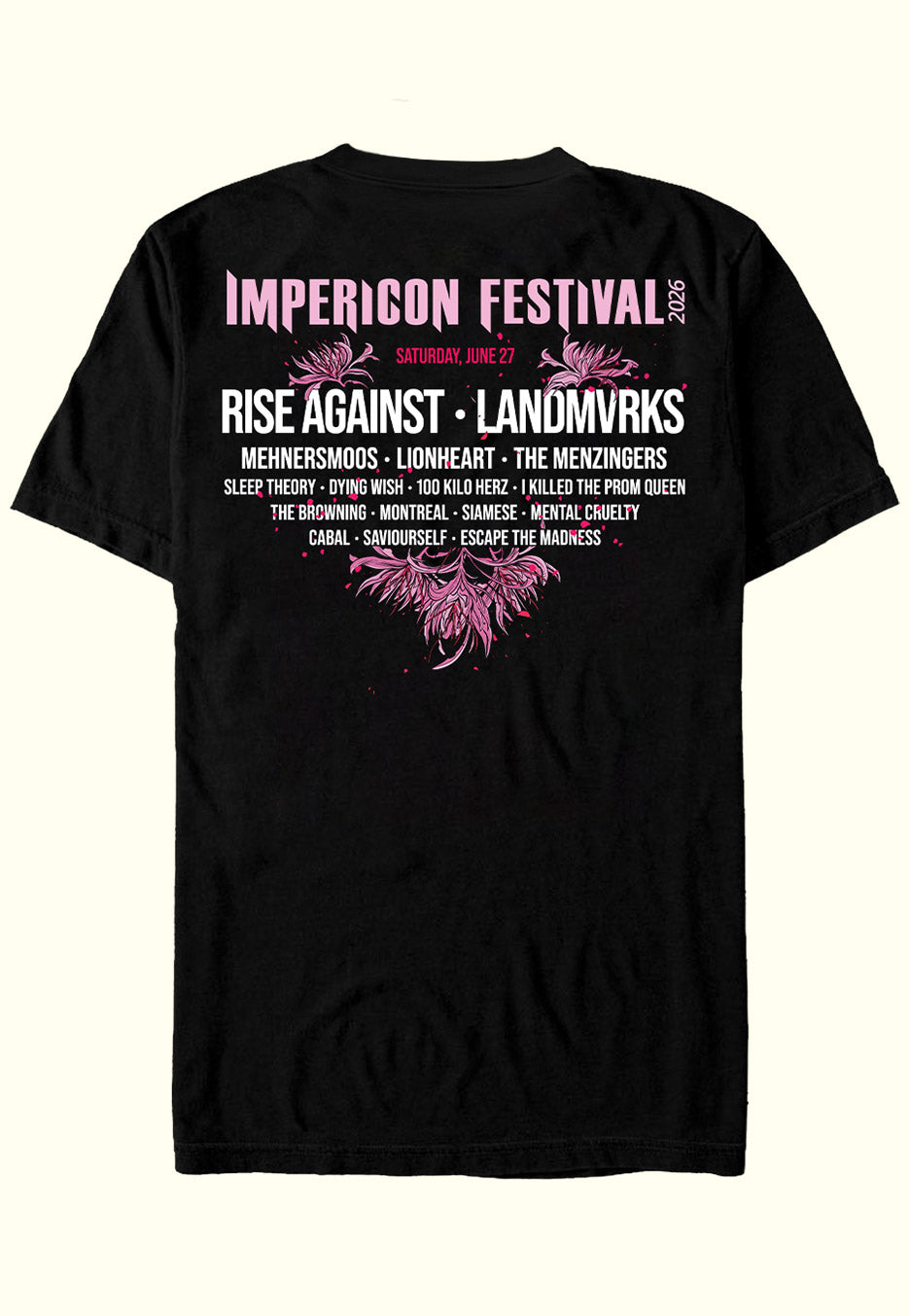 Impericon Festival - Line Up Saturday 2026 - T-Shirt | Men-Image