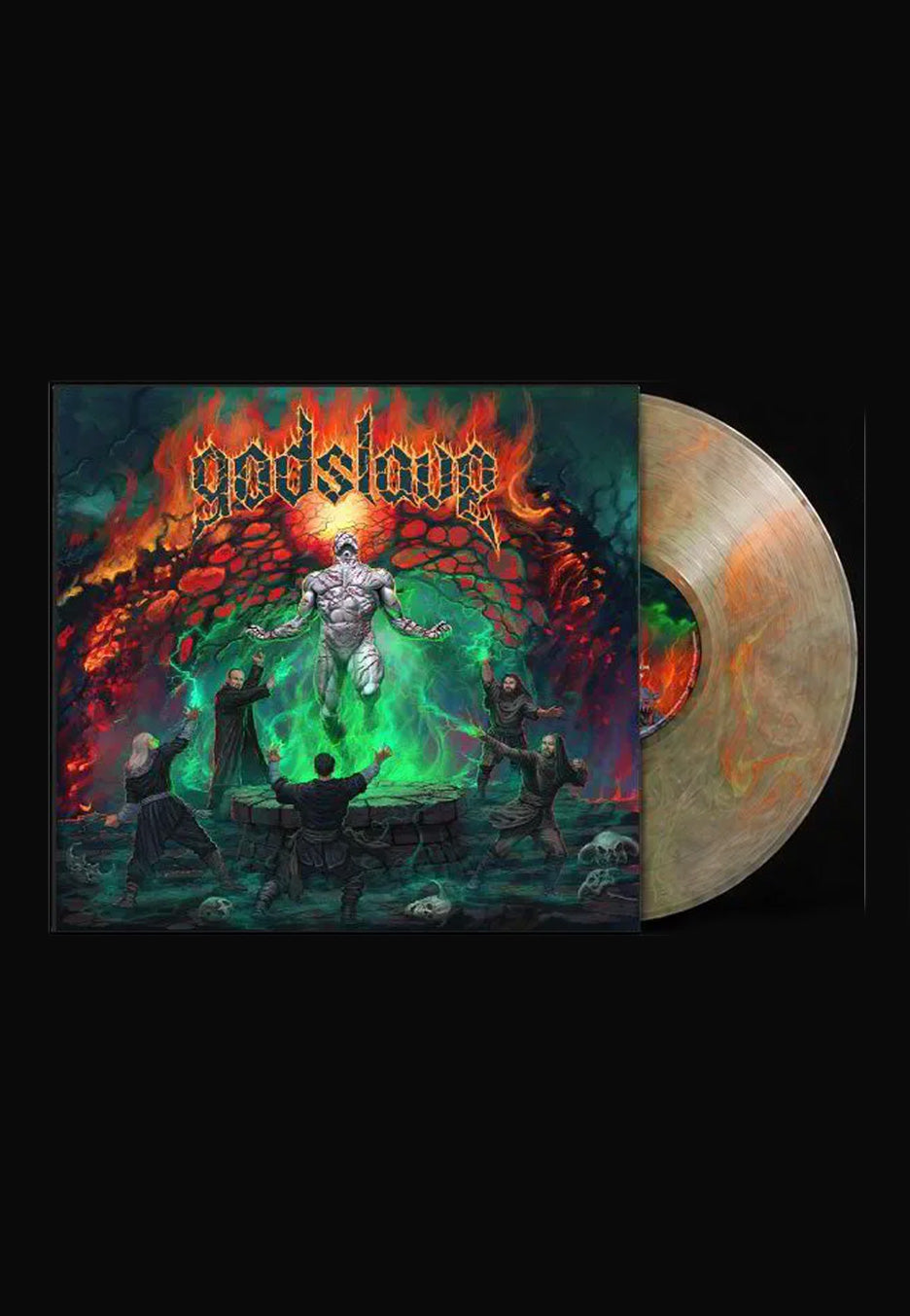 Godslave - Godslave Ltd. Clear w/ Orange/Green - Marbled Vinyl | Neutral-Image