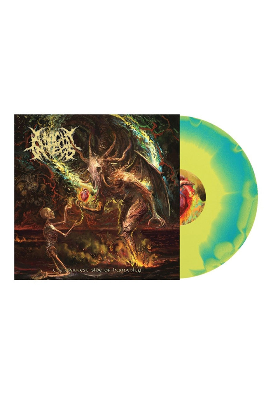 A Night In Texas - The Darkest Side Of Humanity Ltd. Green/Yellow - Colored Vinyl | Neutral-Image