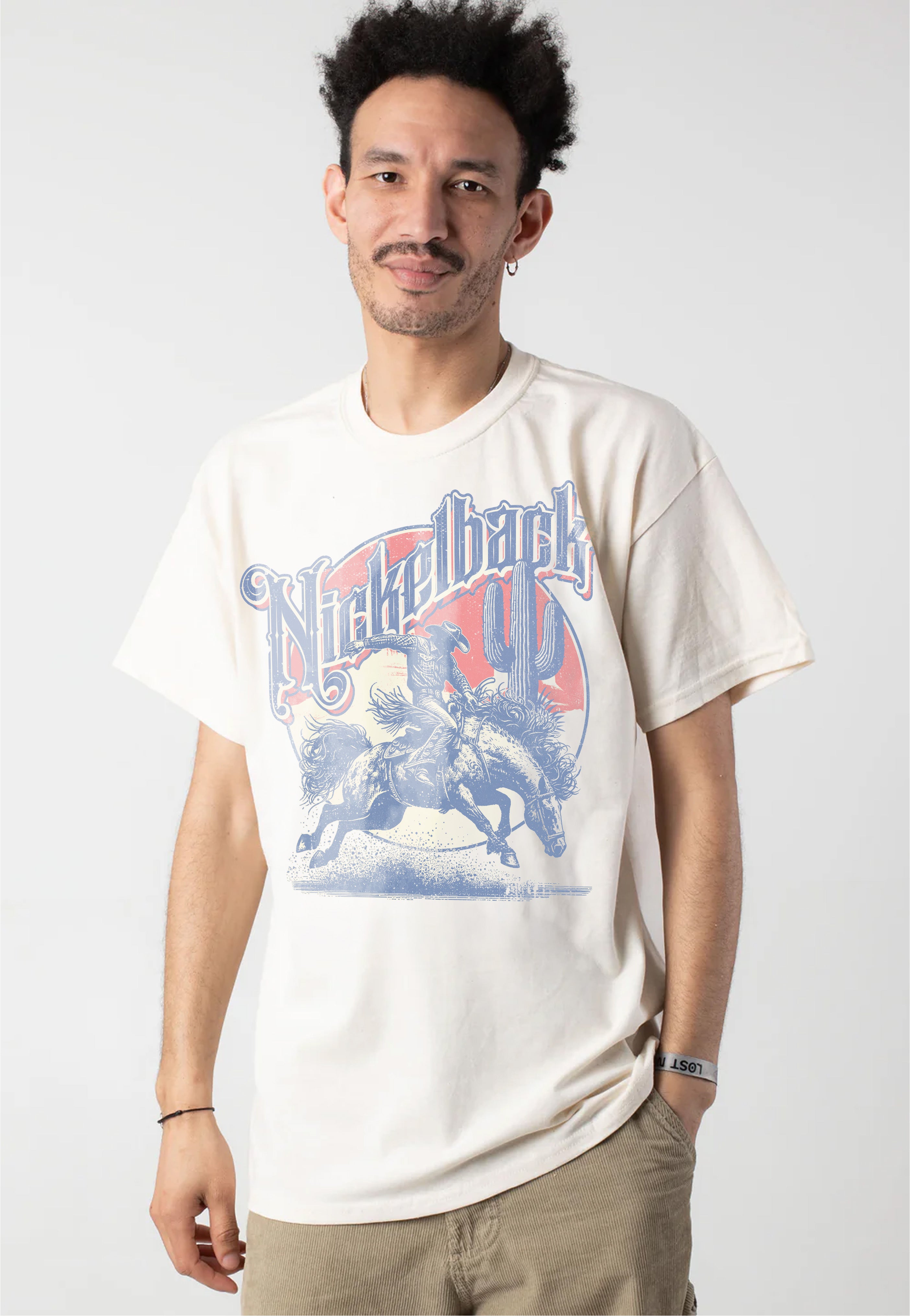 Nickelback - Buckin Bronco Natural - T-Shirt | Men-Image
