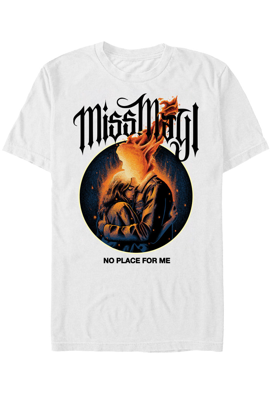 Miss May I - No Place For Me Cover White - T-Shirt | Neutral-Image