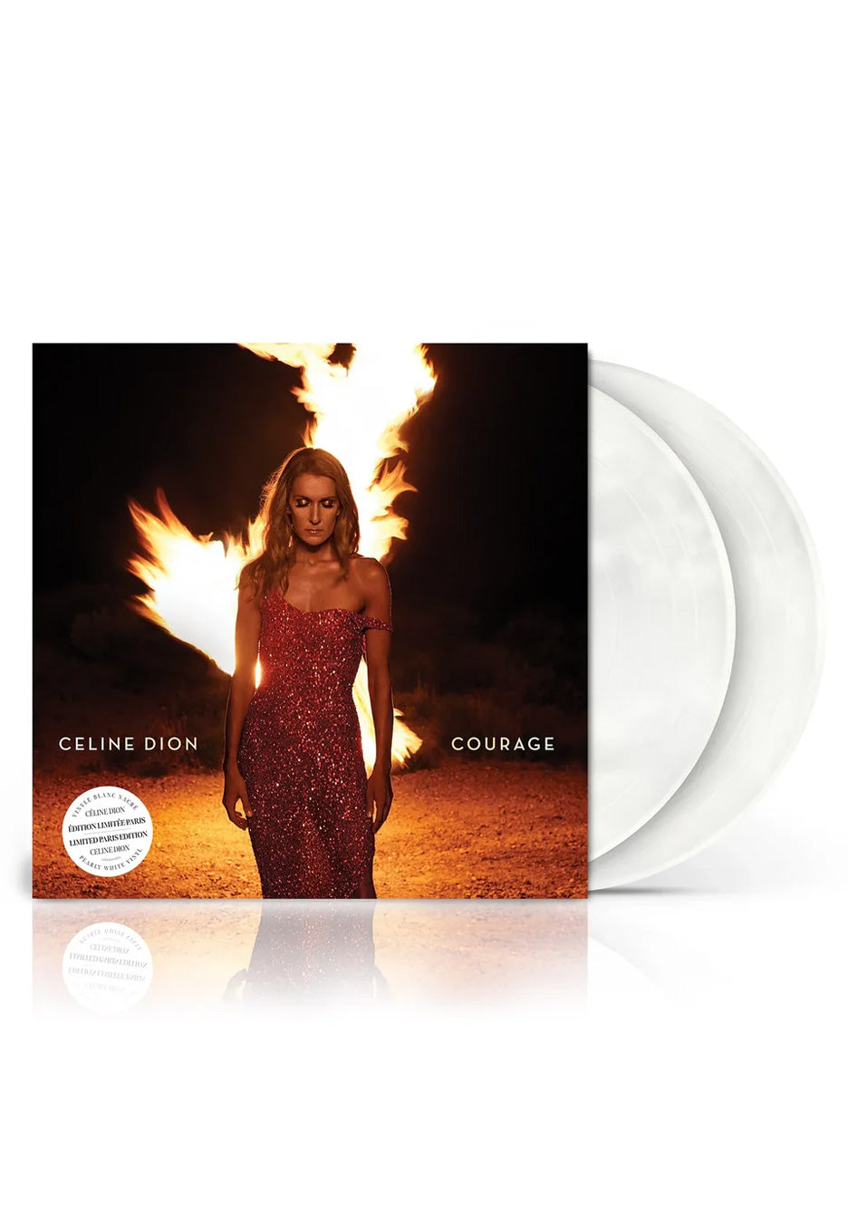 Céline Dion - Courage Ltd. Pearl White - Colored 2 Vinyl | Neutral-Image