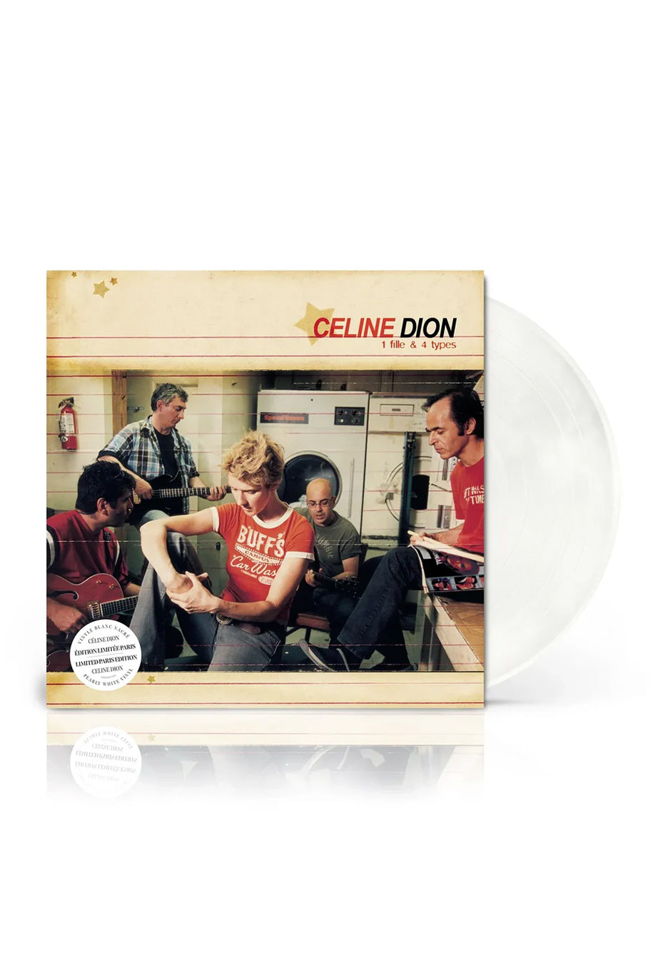 Céline Dion - 1 Fille & 4 Types Ltd. Pearl White - Colored Vinyl | Neutral-Image