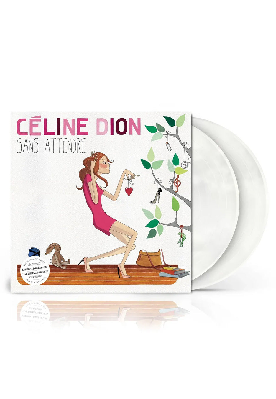 Céline Dion - Sans Attendre Ltd. Pearl White - Colored 2 Vinyl | Neutral-Image