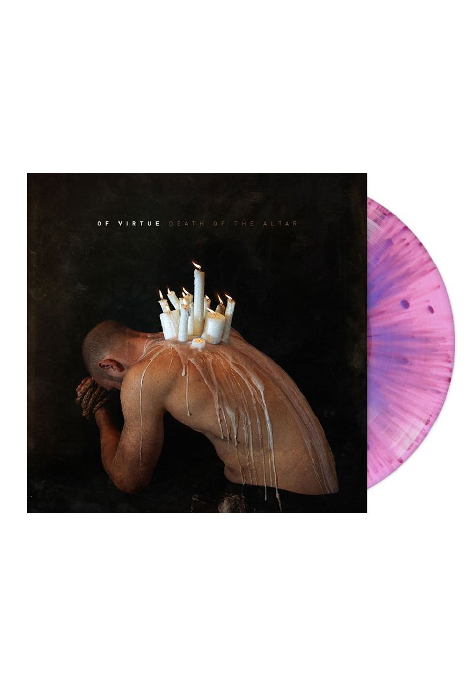 Of Virtue - Death Of The Altar Ltd. Neon Pink w/ Purple - Splattered Vinyl | Neutral-Image