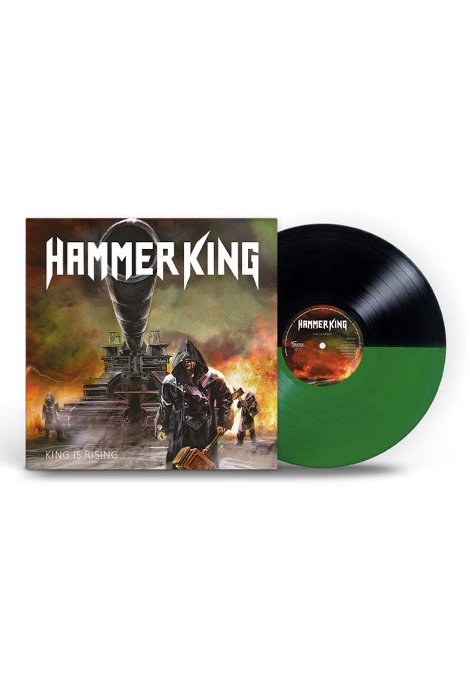 Hammer King - King Is Rising (Remastered 2026) Ltd. Black/Green Split - Colored Vinyl | Neutral-Image