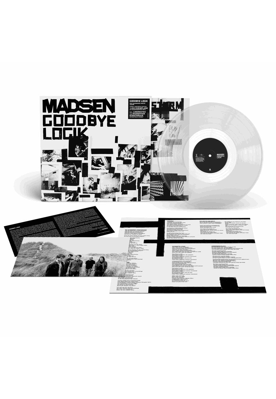 Madsen - Goodbye Logik (20th Anniversary) Ltd. Clear - Colored Vinyl + Hand-signed Art Print | Neutral-Image