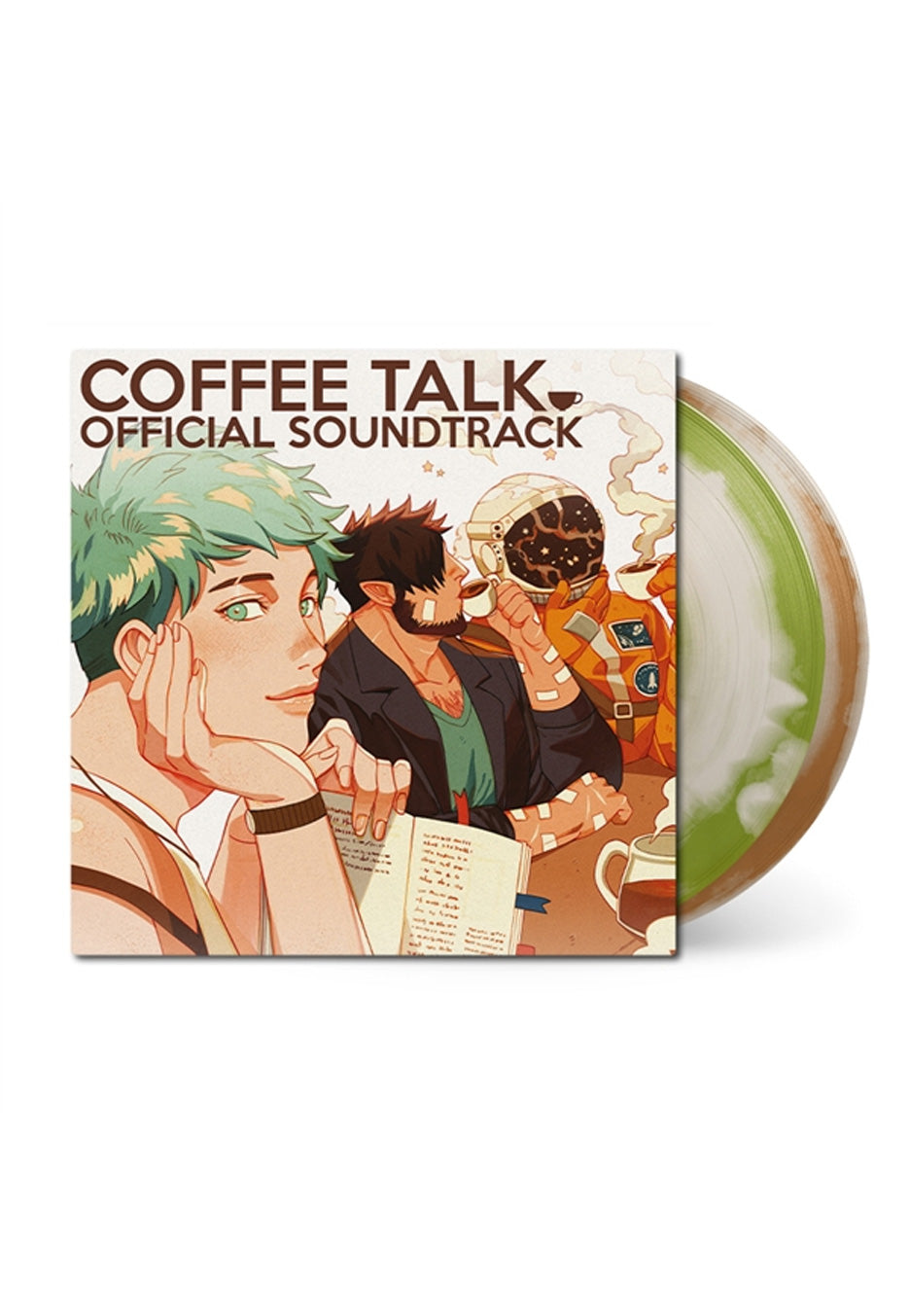 Coffee Talk - Coffe Talk OST (Andrew Jeremy) Ltd. Green Tea Latte & Cappuccino - Colored 2 Vinyl  | Neutral-Image
