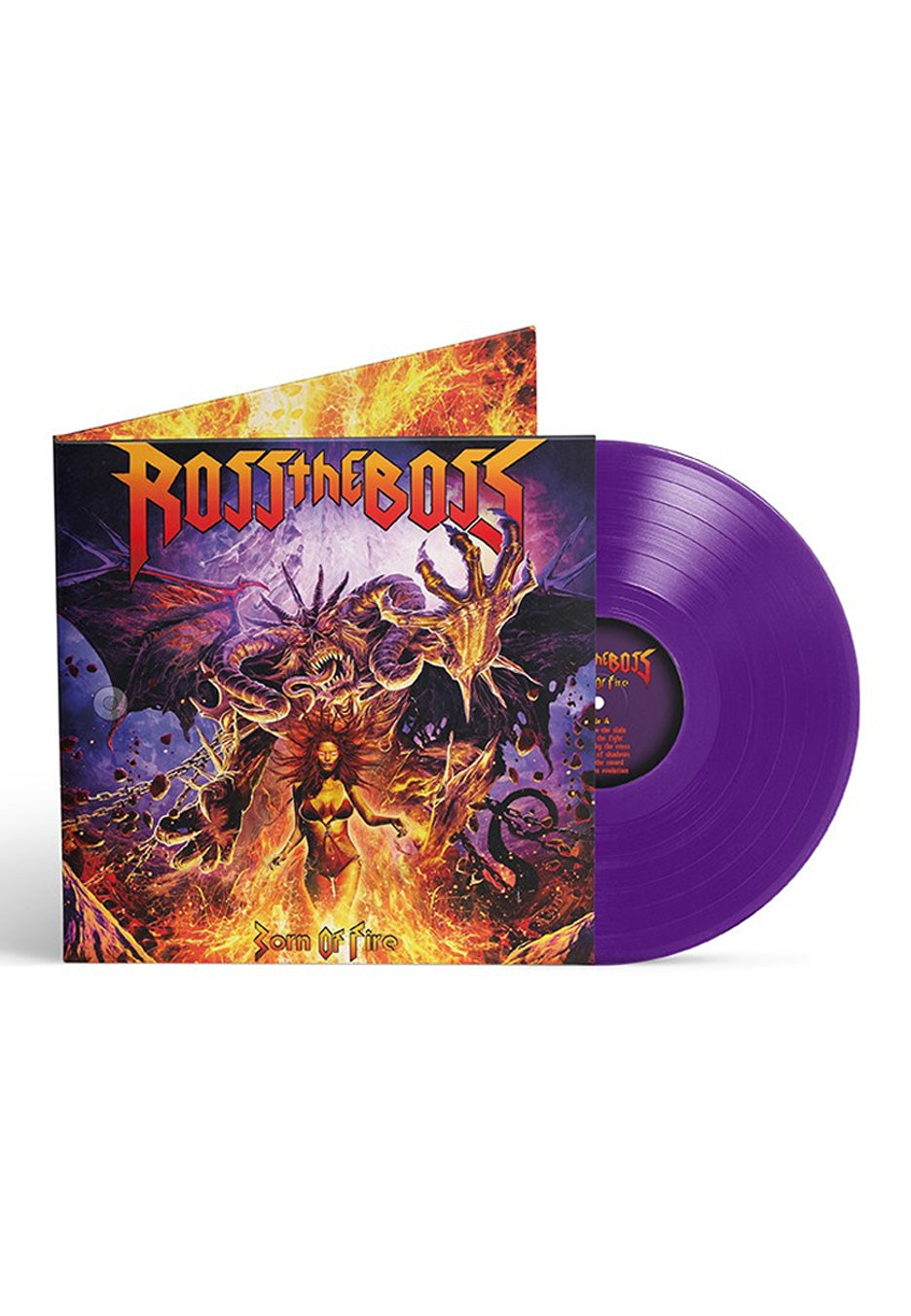 Ross The Boss - Born On Fire Ltd. Transparent Violet - Colored Vinyl | Neutral-Image