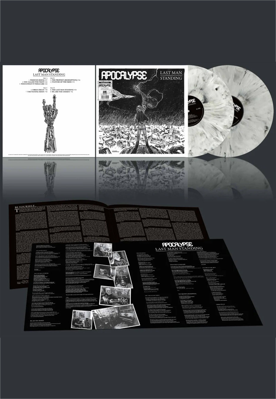 Apocalypse - Last Man Standing Ltd. White/Black - Marbled 2 Vinyl | Neutral-Image