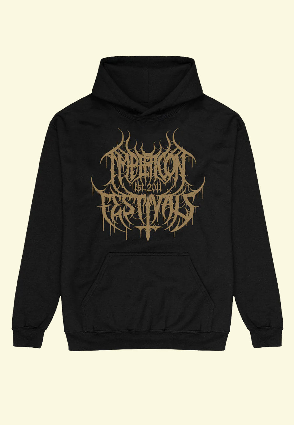 Impericon Festival - Gold Black Metal Est 2011 - Hoodie | Men-Image