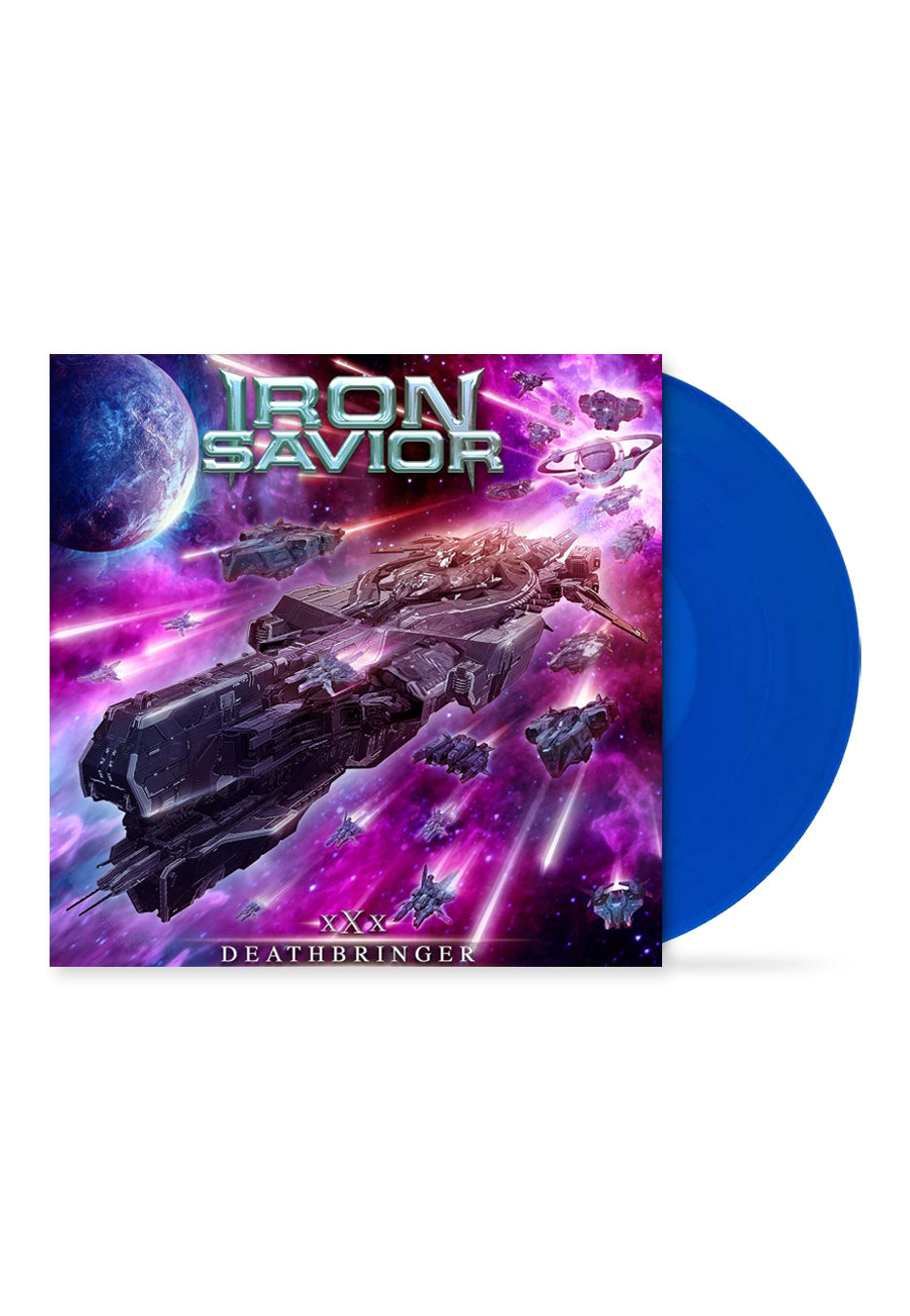 Iron Savior - Deathbringer Ltd. Blue - Colored Vinyl | Neutral-Image