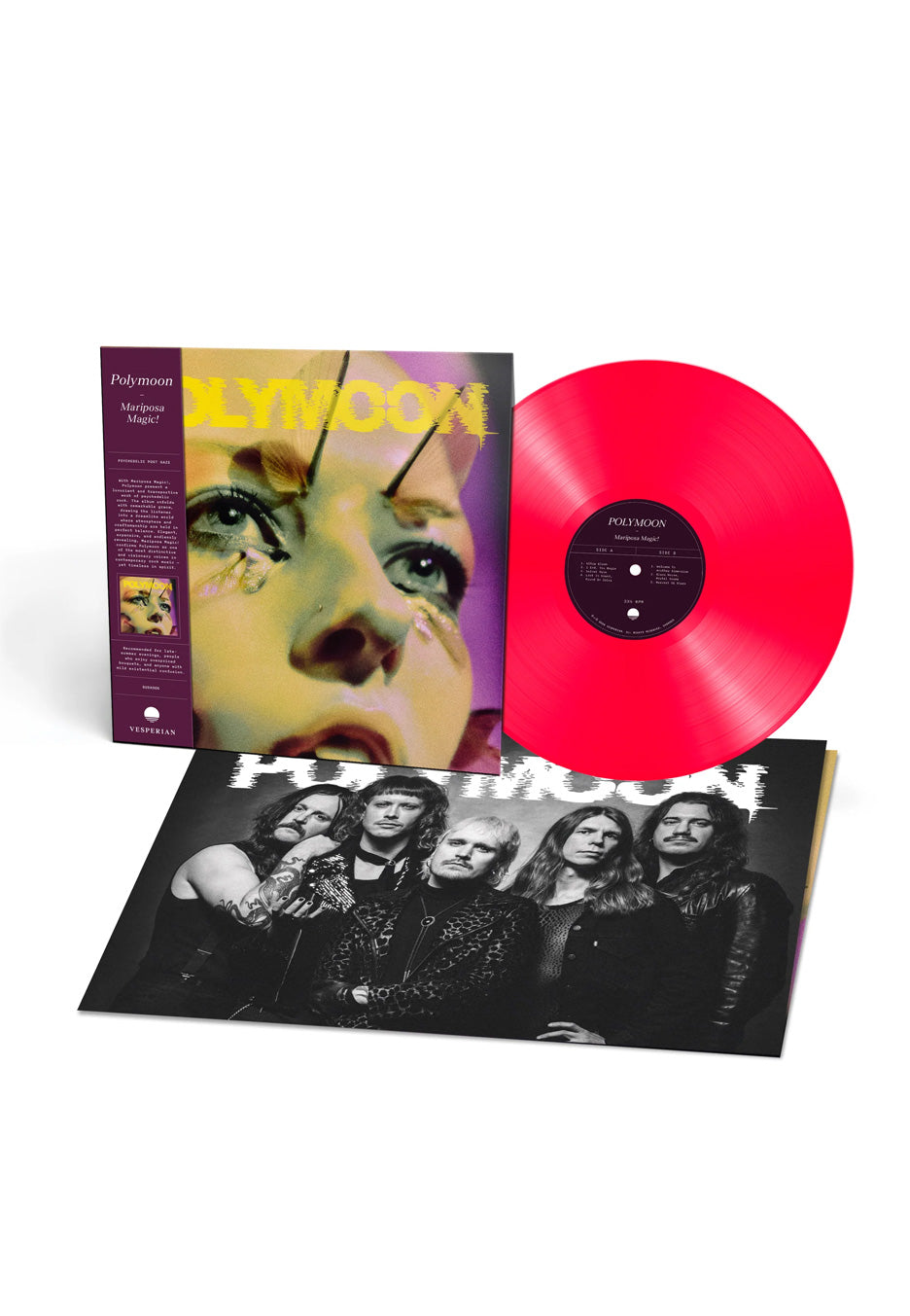 Polymoon - Mariposa Magic! Ltd. Neon Pink - Colored Vinyl | Neutral-Image